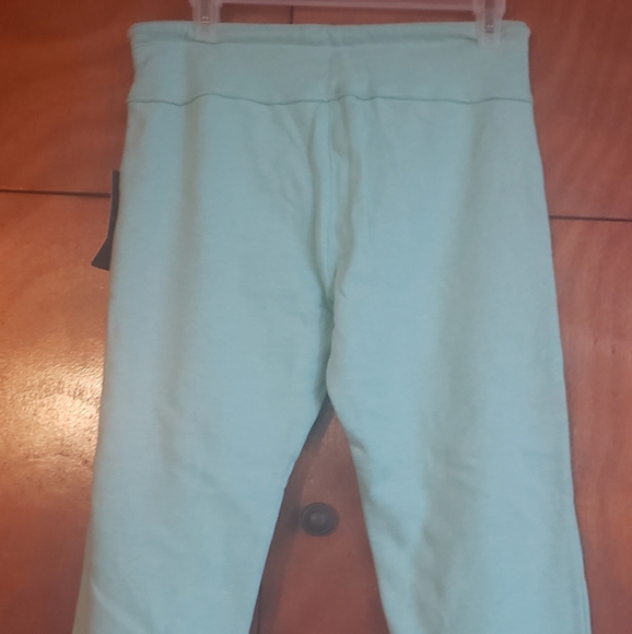 Calvin Klein sweat capri pants in Aqua Mint color NWT - Picture 2 of 4